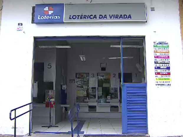 Aposta vencedora da Quina de São João foi feita na Lotérica da Virada (Foto: Reprodução/ TV Vanguarda)