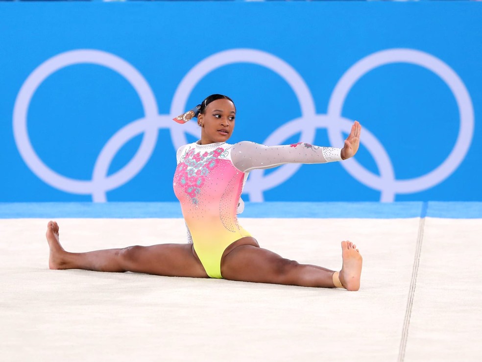 Rebeca Andrade fica em quinto na final do solo nas Olimpíadas de Tóquio — Foto: Ricardo Bufolin/ Panamerican Press / CBG