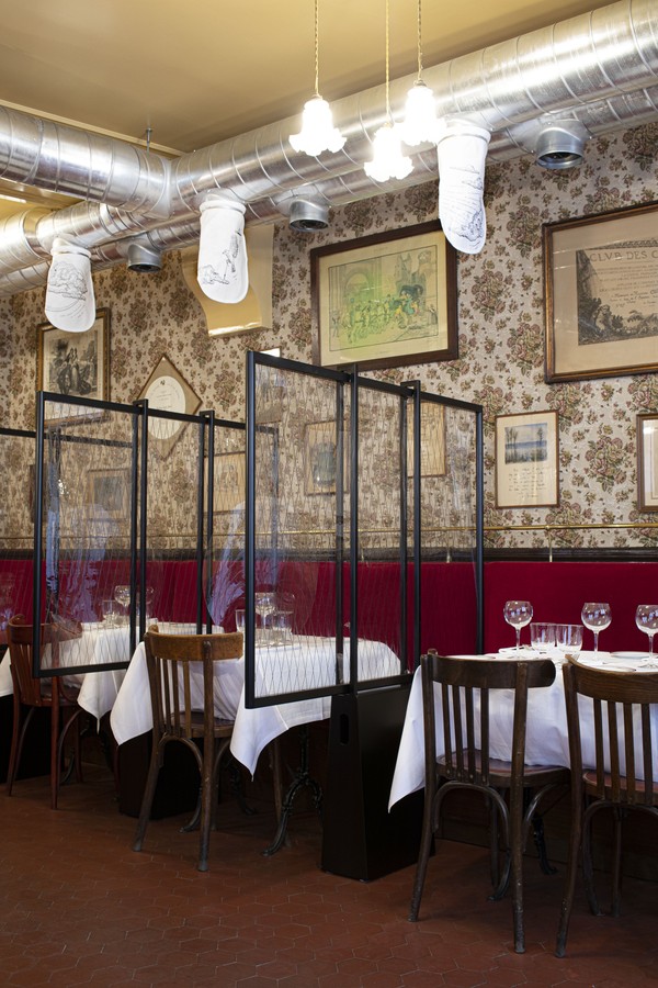 Como um histórico restaurante parisiense adaptou seu interior para um mundo pós-coronavírus (Foto: Philippe Vaures Santa Maria)