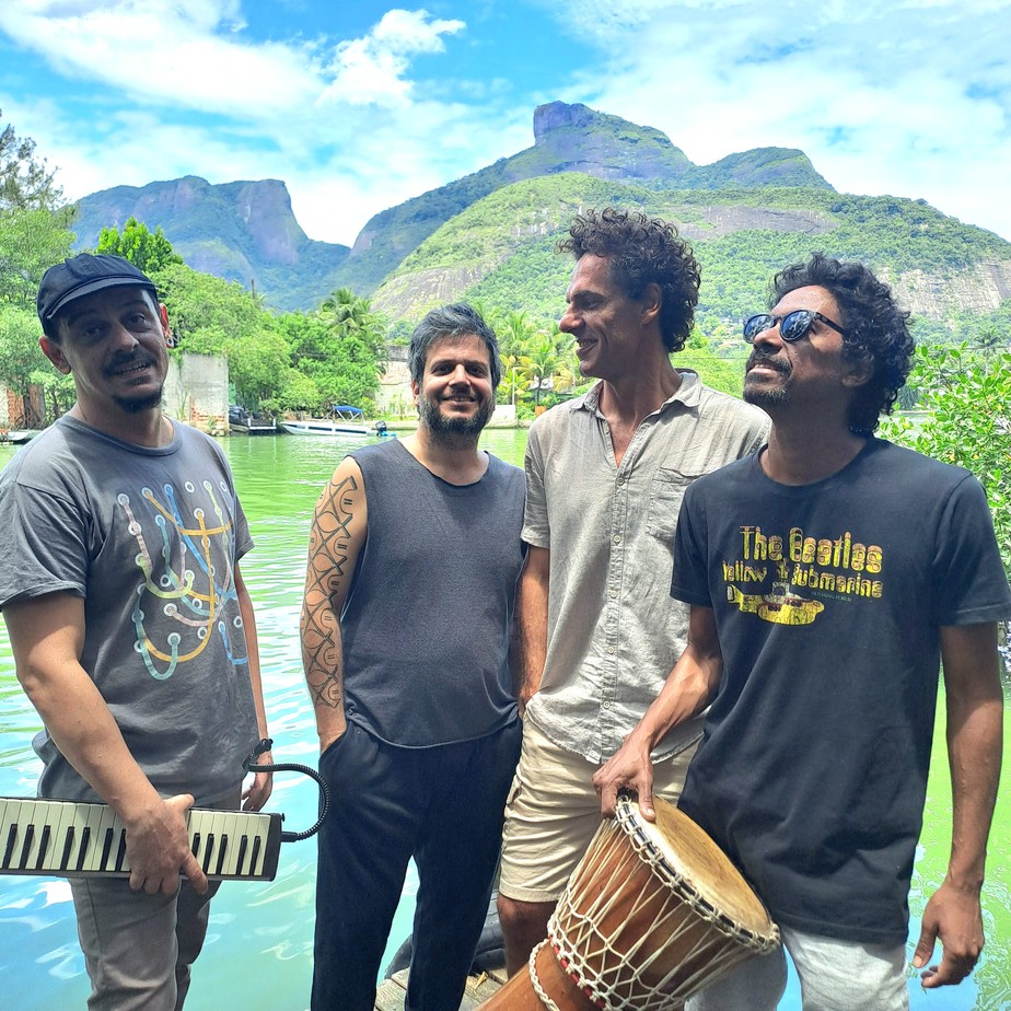 Grupo. Gê Fonseca (à esquerda), Lancaster Pinto, Luis Carlinhos e João Batista comandarão as noites de reggae