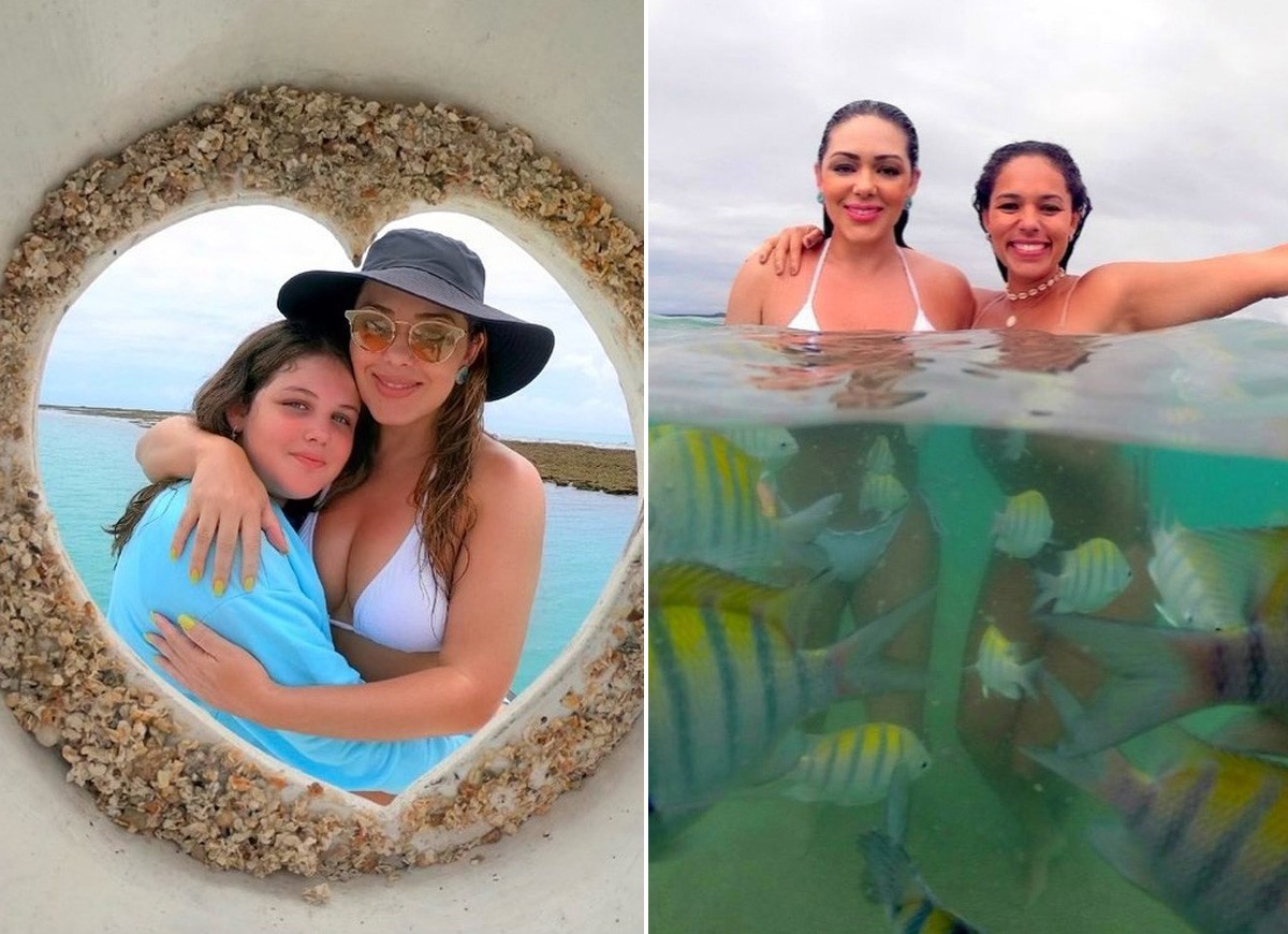 Tania Mara com Maysa e Roberta Almeida (Foto: Reprodução/Instagram)