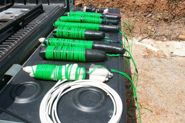 No total, 10 explosivos foram detonados, em Palmas (Foto: Divulgação/SSP TO)