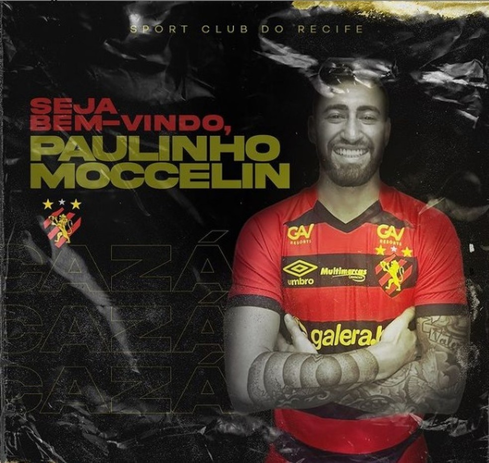 Sport anuncia contratação do atacante Paulinho Moccelin | sport | ge