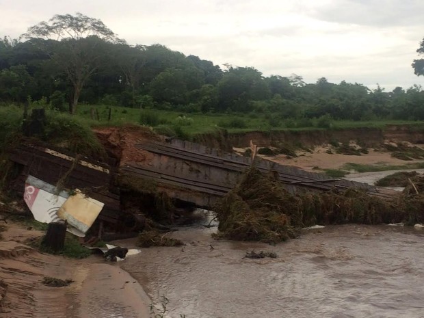 Chuvas causaram estragos na zona rural de Martinópolis (Foto: Divulgação/Prefeitura)