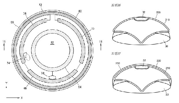 Imagens de patente da Samsung mostram sensores que a lente inteligente terá (Foto: Divulgação)