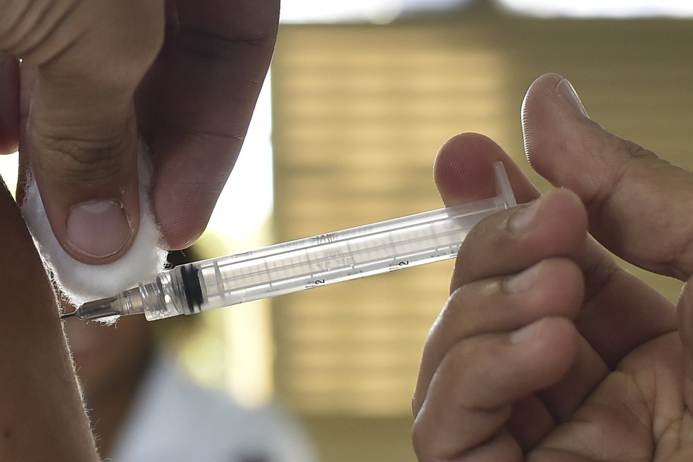 Secretaria de Saúde do DF realizou campanha de vacinação contra gripe — Foto: Andre Borges/Agência Brasília