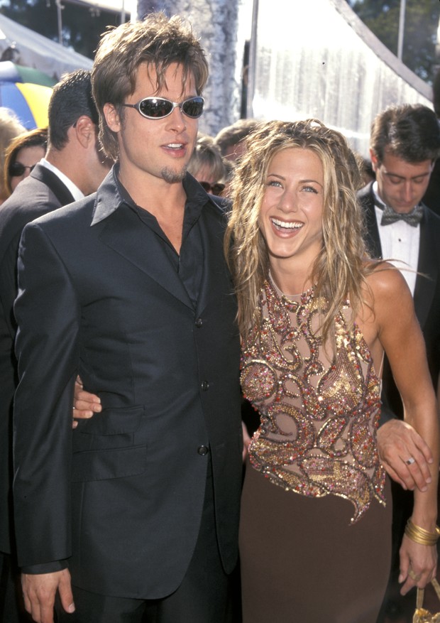 Brad Pitt e Jennifer Aniston  (Foto: Ron Galella Collection via Getty)