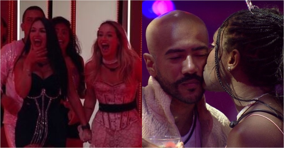 Festa das Líderes Bruna Griphao e Larissa no BBB 23 — Foto: Globo
