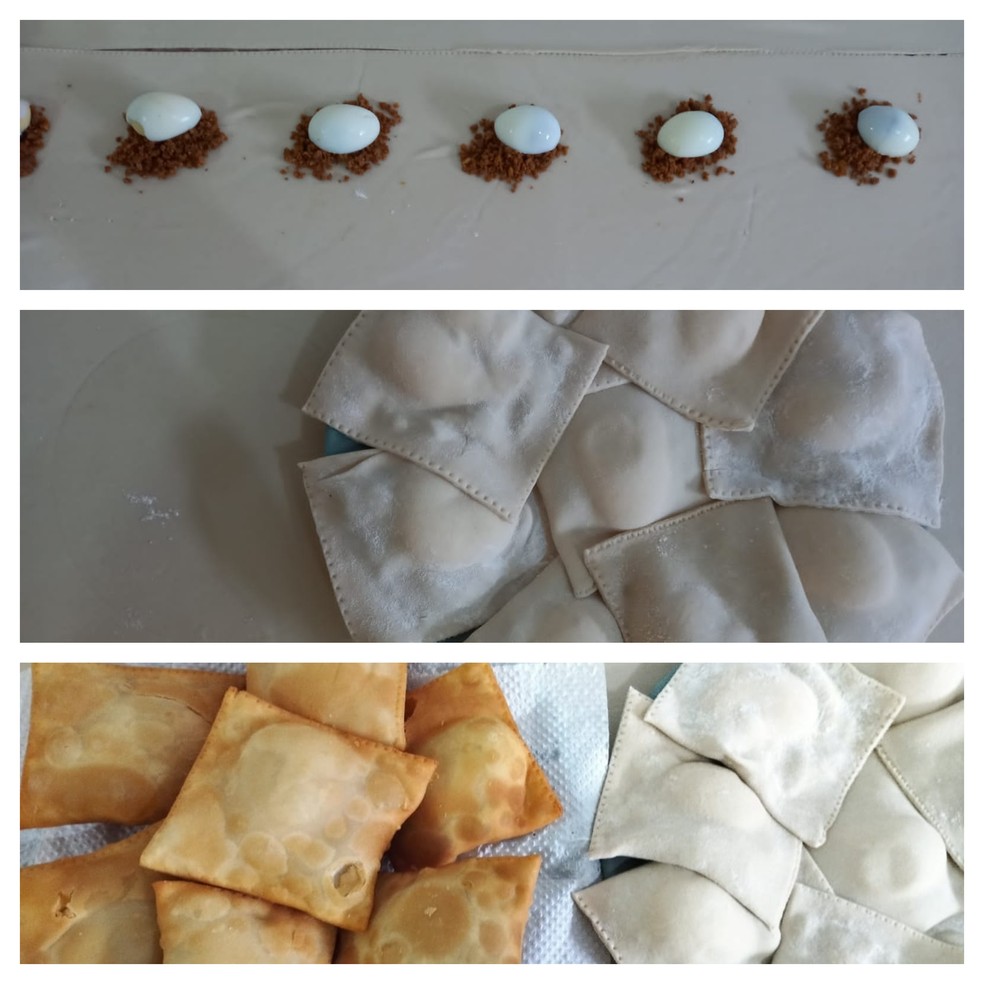 Dona de lanchonete ensina como fazer o famoso ovo coberto, vendido em Cruzeiro do Sul  — Foto: Arquivo pessoal