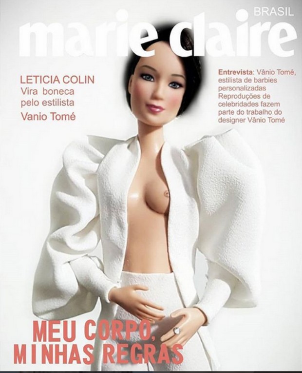Leticia Colin vira Barbie em releitura de capa de Marie Claire (Foto: Vanio Tomé)