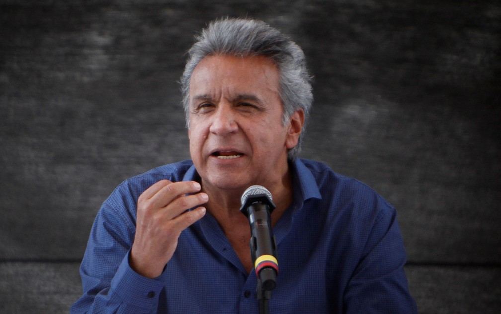 O presidente do Equador, Lenín Moreno, em foto de agosto de 2018 — Foto: Reuters/Daniel Tapia