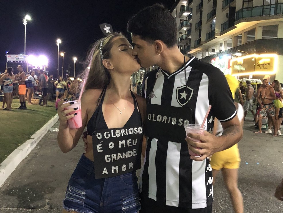 Casal botafoguense — Foto: Arquivo Pessoal