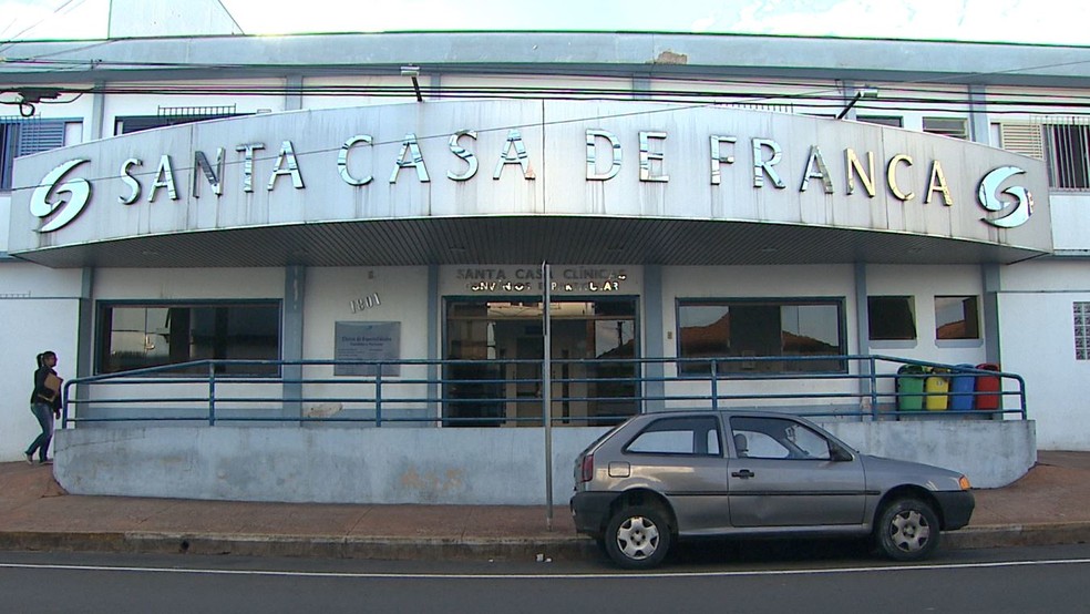 Santa Casa de Franca (SP) &mdash; Foto: Jefferson Severiano Neves/EPTV