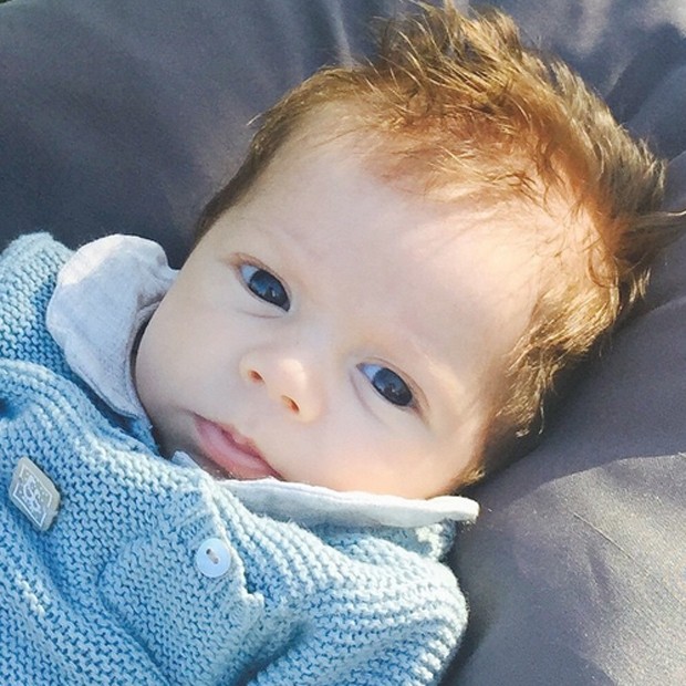 O pequeno Sasha: ele se parece com Shakira ou Piqué? (Foto: Reprodução/ Instagram)