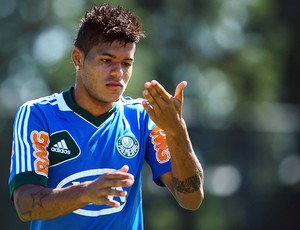 leandro palmeiras treino (Foto: Marcos Ribolli / Globoesporte.com)