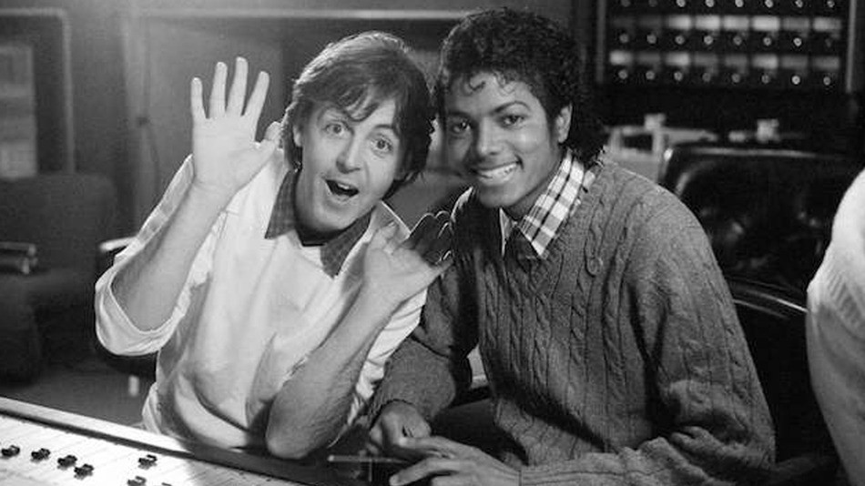 Paul McCartney e Michael Jackson (Foto: Divulgação)