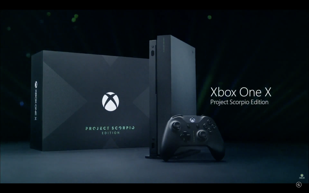 Xbox One X Project Scorpio (Foto: Reprodução / Microsoft)