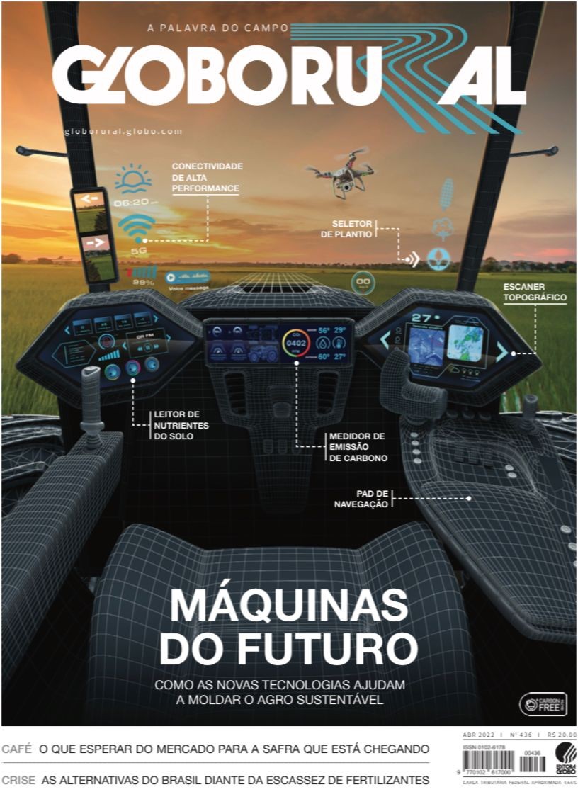 A edição de abril da Revista Globo Rural já está disponível nas bancas de jornal e no app da Globo+ (Foto: Estúdio de Criação)