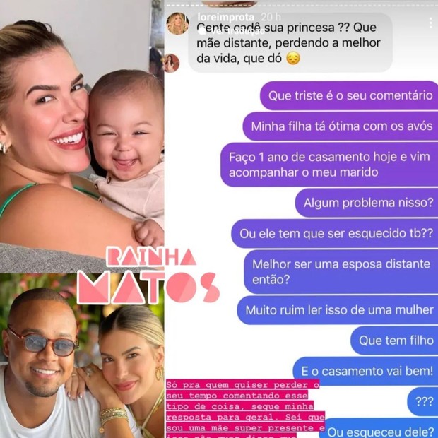 Lore Improta e Léo Santana são pais de Liz (Foto: Reprodução/Instagram)