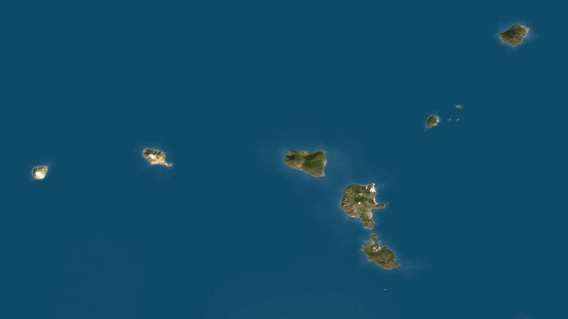 As Ilhas Eólias são formadas por uma cadeia de vulcões no mar Tirreno, ao norte da Sicília (Foto: Getty Images via BBC News)