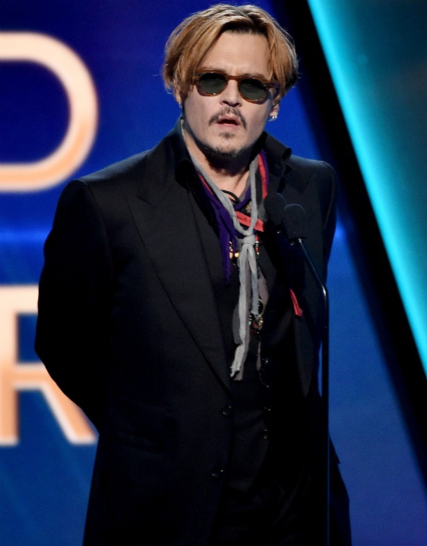 Johnny Depp no Hollywood Film Awards. (Foto: Getty Images)