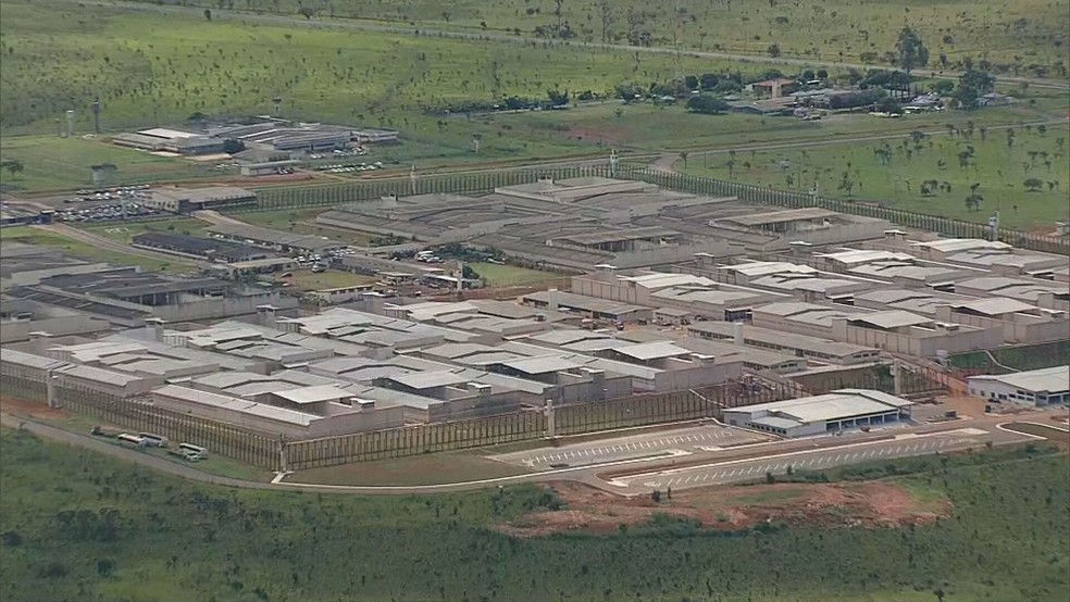 Complexo Penitenciário da Papuda, no DF — Foto: TV Globo/Reprodução