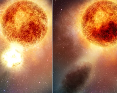 Hubble vê estrela supergigante  Betelgeuse se recuperando após explosão