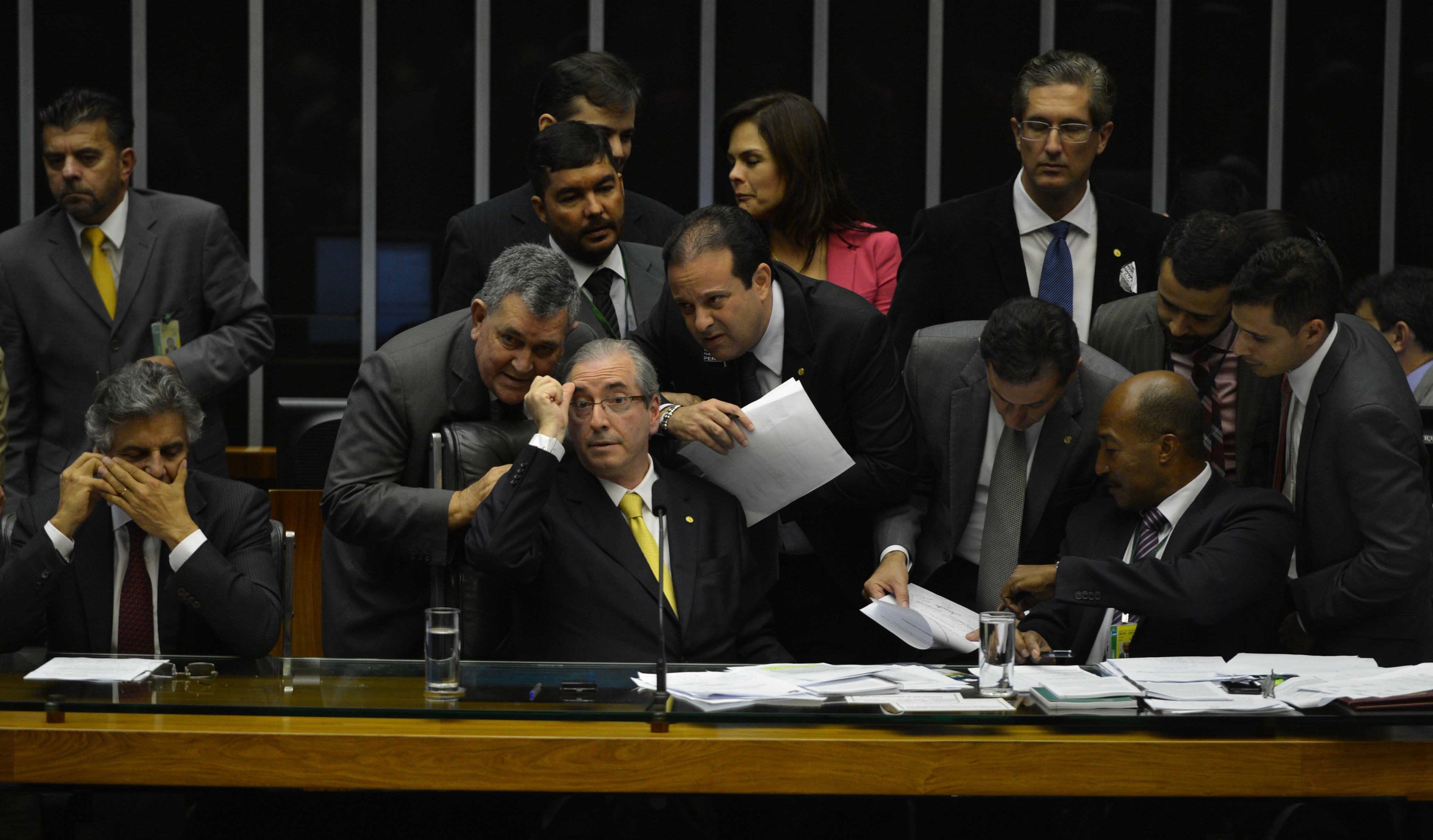 Cunha na sessão extraordinária da PEC da maioridade penal (Foto: Fabio Rodrigues Pozzebom/Agência Brasil / fotos públicas )