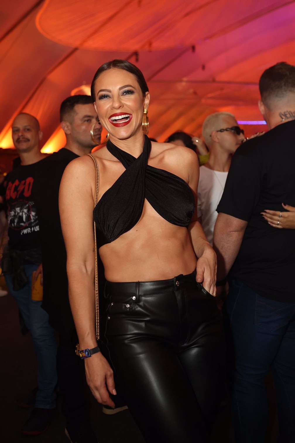 Paolla Oliveira na penúntila noite do Rock in Rio — Foto: RT fotografia