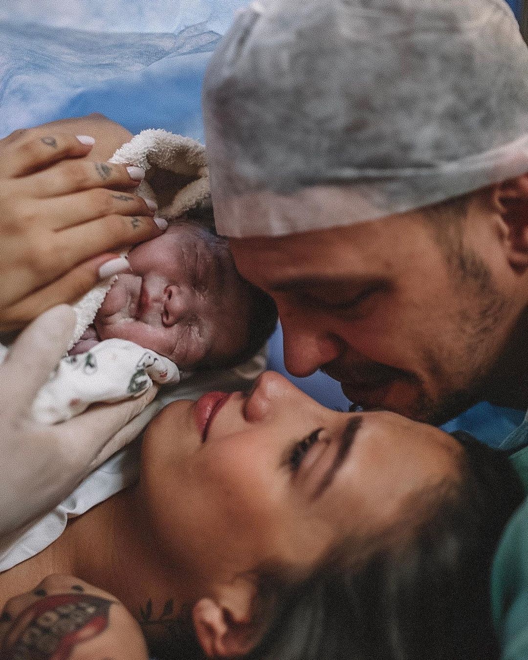 Nasce Davi, filho de Gabi Brandt e Saulo Pôncio (Foto: Reprodução/Instagram)