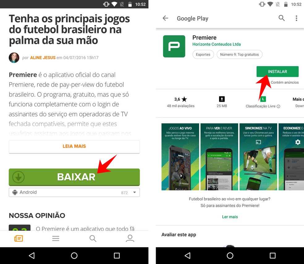 App Para Baixar Jogos Hackeados 2018 Premiere Play Como Baixar E Usar O App Para Assistir A Jogos Ao