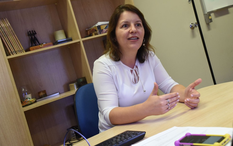 A pesquisadora ThaÃ­s Prado Avancini  (Foto:  Antoninho Perri â€“ SEC â€“ Unicamp)