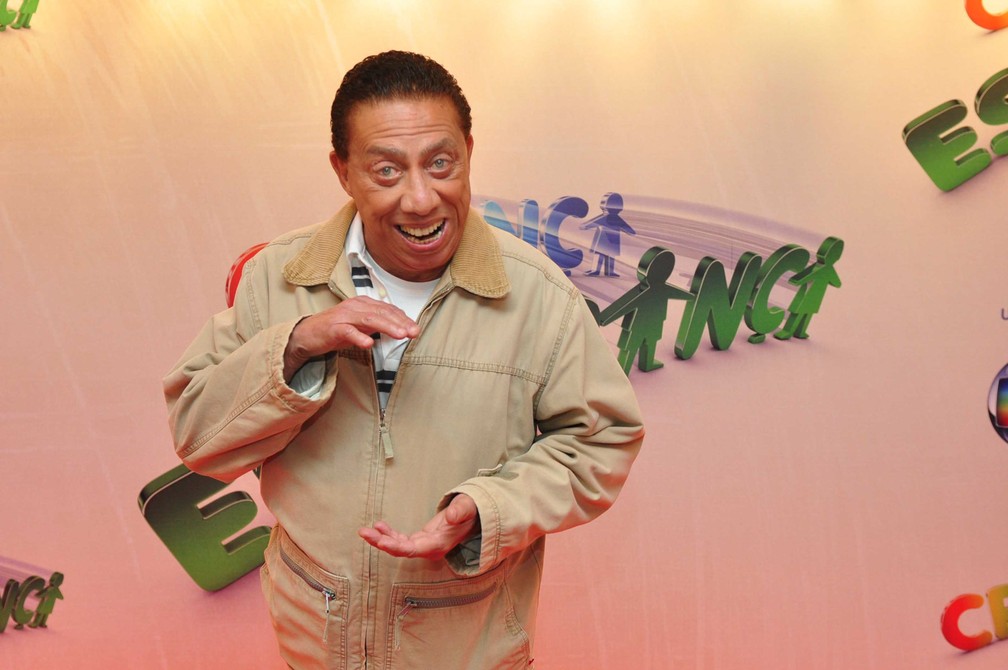 Paulo Silvino posa nos bastidores do Criança Esperança em 2011 (Foto: Estevam Avellar/Globo)