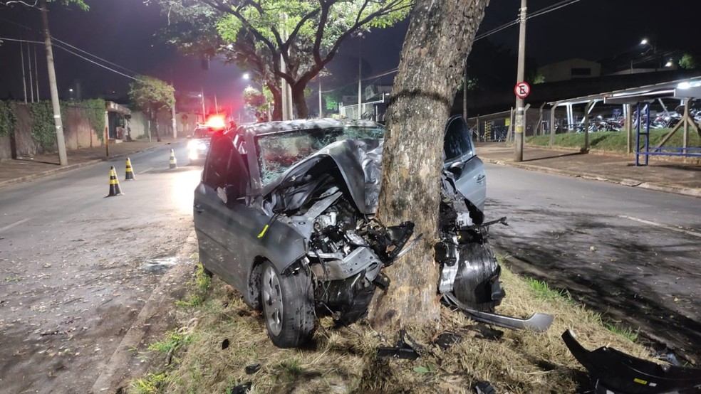 Homem morre após colidir carro em árvore em Araraquara — Foto: Arquivo Pessoal