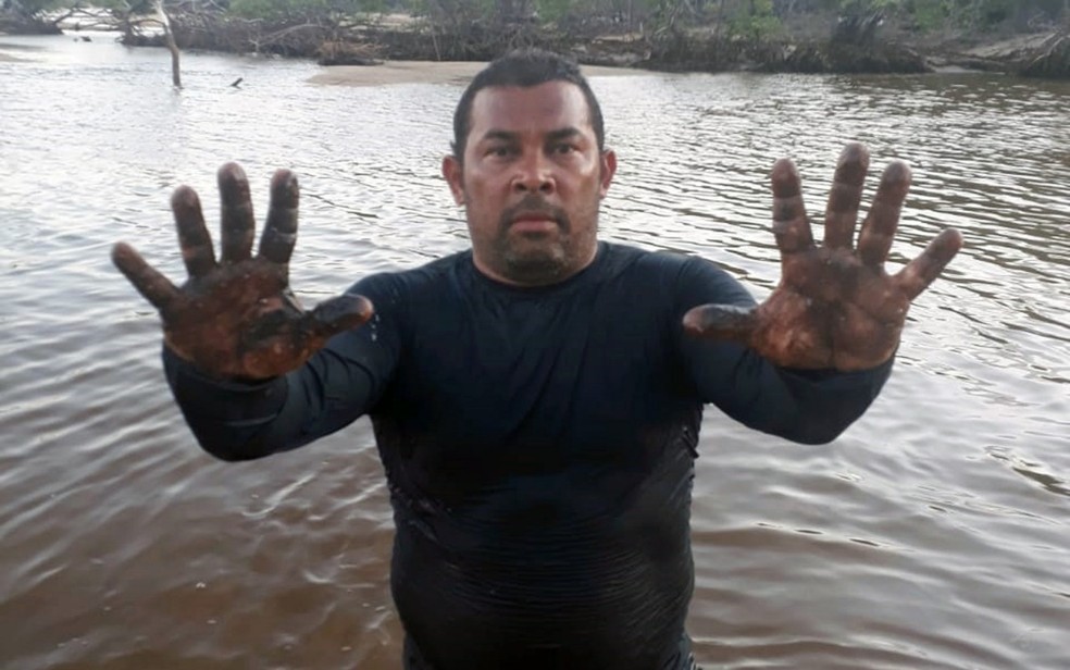 Jaílson da Silva, 43 anos, eletricista, atuou no Rio Mamucabas, entre Tamandaré e Barreiros (PE) — Foto: Manoel Pedrosa/Prefeitura de Tamandaré