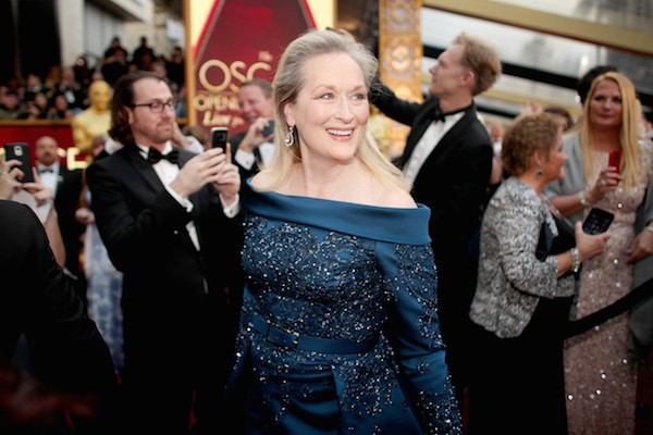 A atriz Meryl Streep no Oscar 2017 (Foto: Getty Images)
