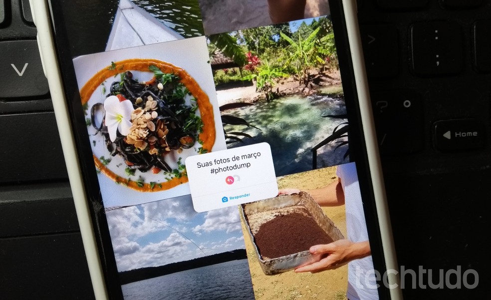 Photo Dump no Instagram é uma trend para publicação de fotos aleatórias — Foto: Rodrigo Fernandes/TechTudo