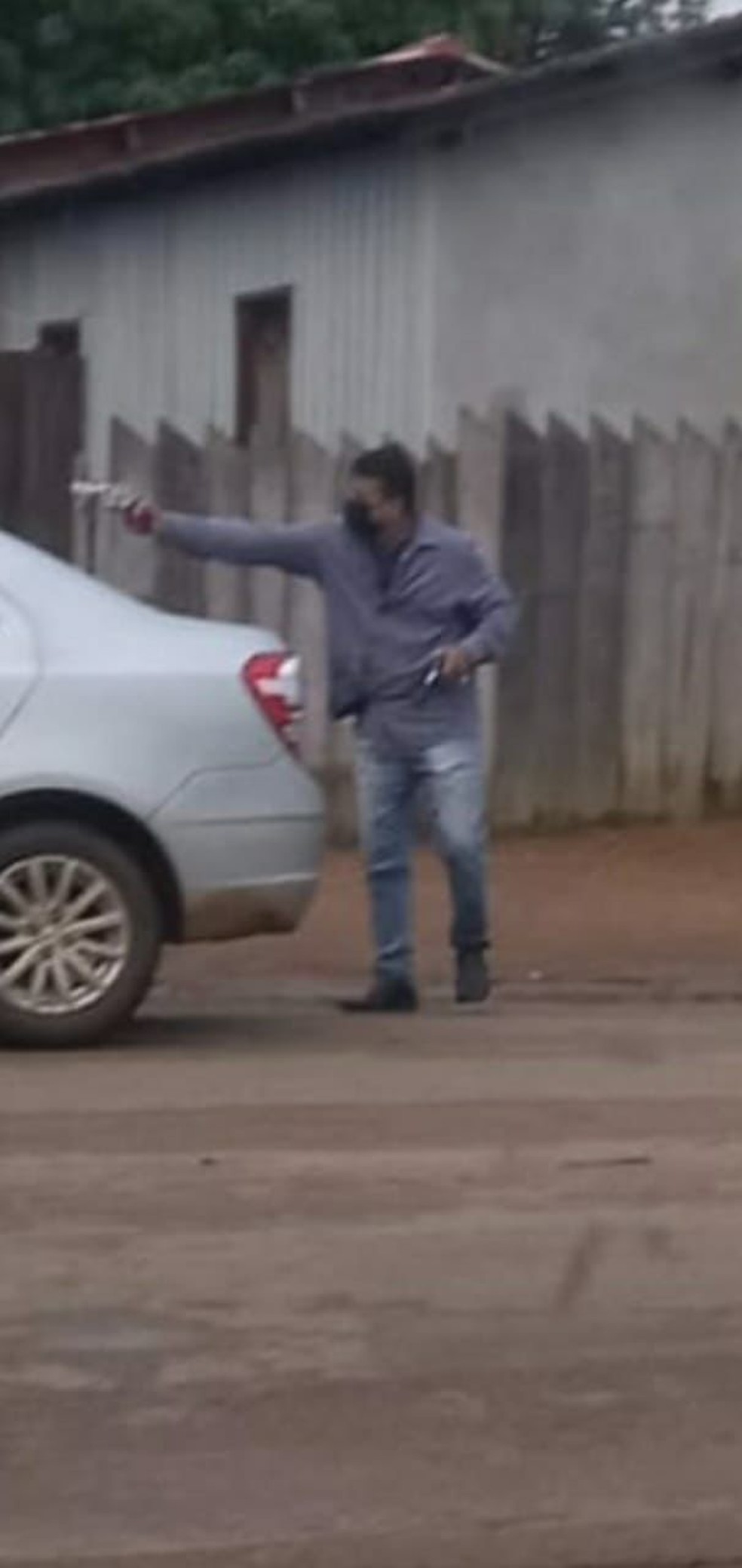 Suspeito de atirar contra ex-prefeito e advogado é preso pela polícia em Nova Mamoré, RO — Foto: Reprodução