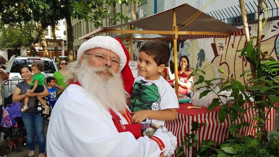 A festa de Natal da Obra do Berço, ONG na Lagoa que atende cem pequenos de até 4 anos