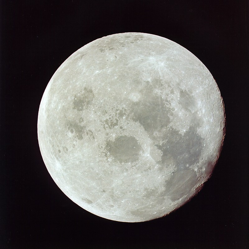 Lua vista da Apollo 11 (Foto: NASA)