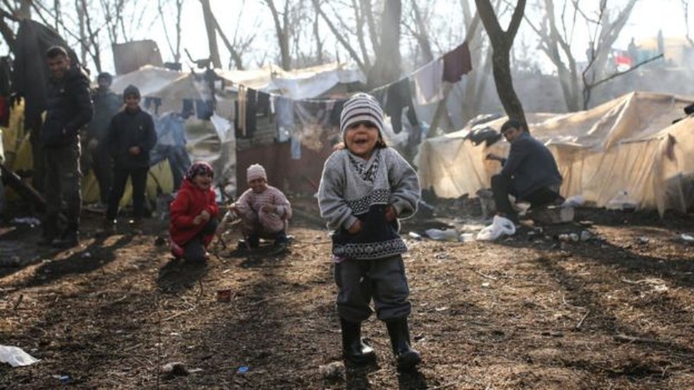 Grécia suspendeu temporariamente o processamento de novos pedidos de asilo — Foto: Getty Images/BBC
