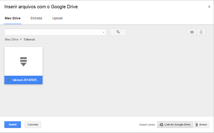 Arquivos do Drive podem ser repassados diretamente pelo Gm