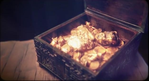 Milionário esconde baú com tesouro avaliado em R$ 6 milhões (Foto: Reprodução/Youtube)