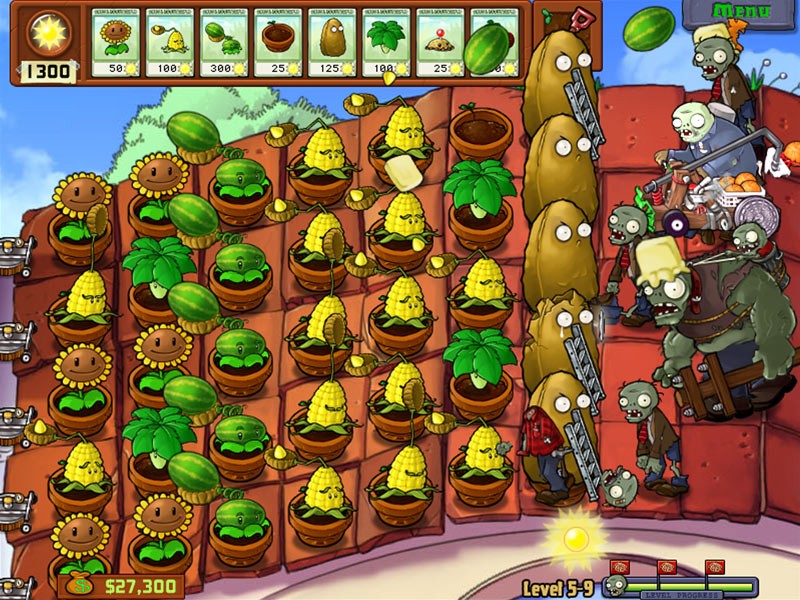 jogos plants vs zombies adventures