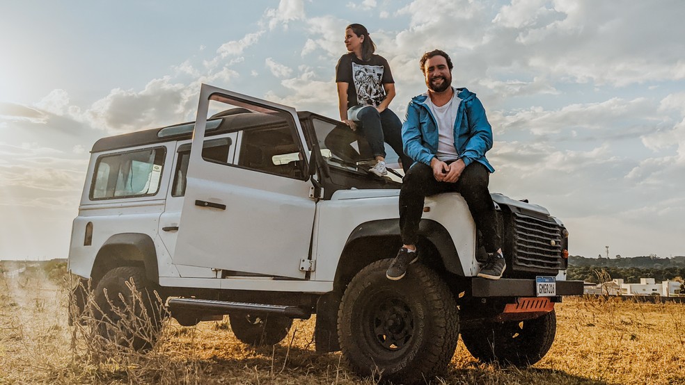 De Bauru, casal segue rumo a Ushuaia com objetivo de buscar histórias inspiradoras que estão por trás da cultura — Foto: Arthur NG/Arquivo pessoal