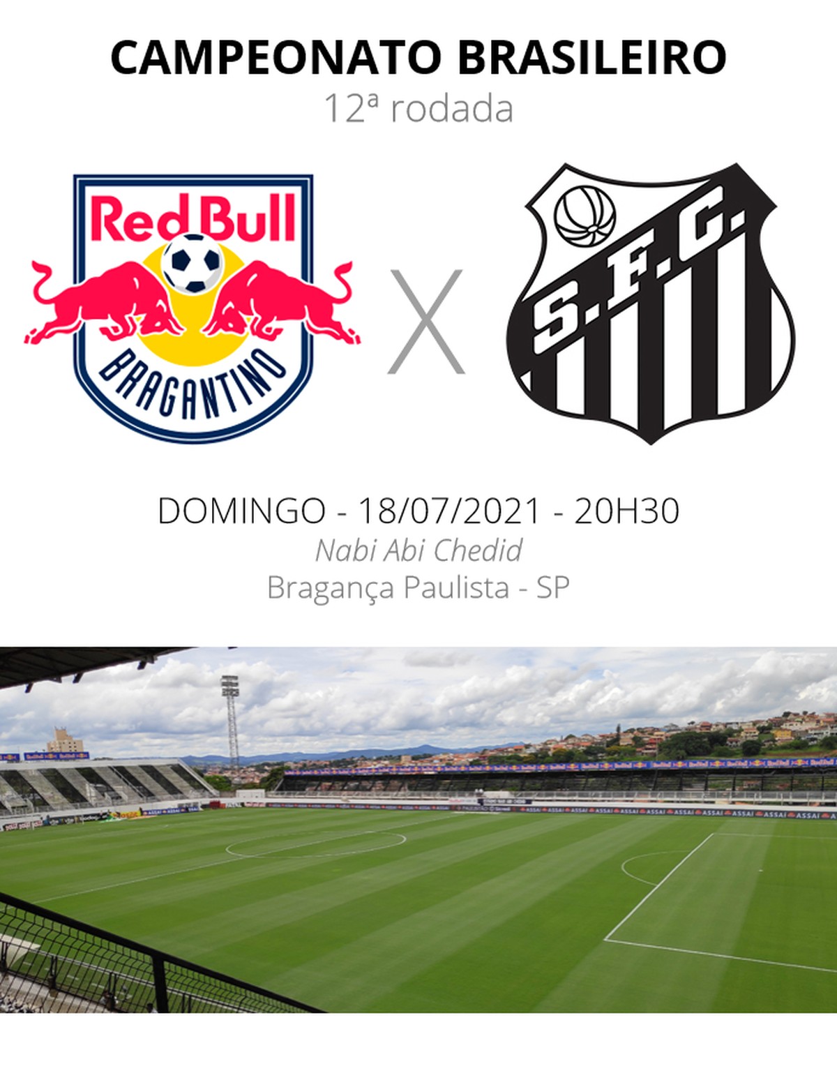 Bragantino x Santos veja onde assistir, escalações, desfalques e