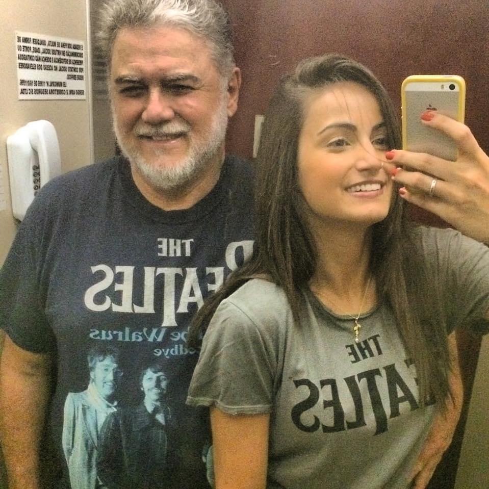 Mari Palma e o pai, Luiz Palma (Foto: Reprodução / Instagram)