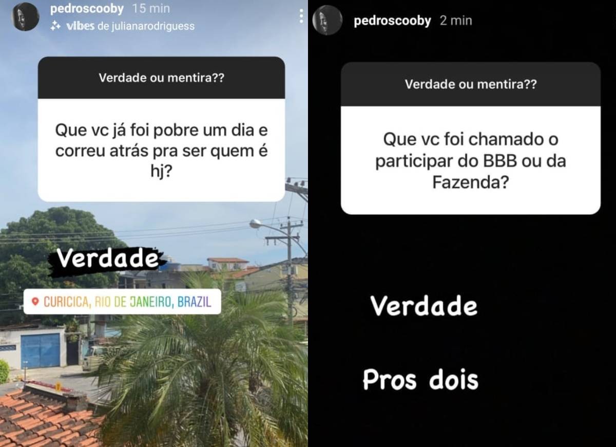 Pedro Scooby responde a seguidores (Foto: Reprodução/Instagram)
