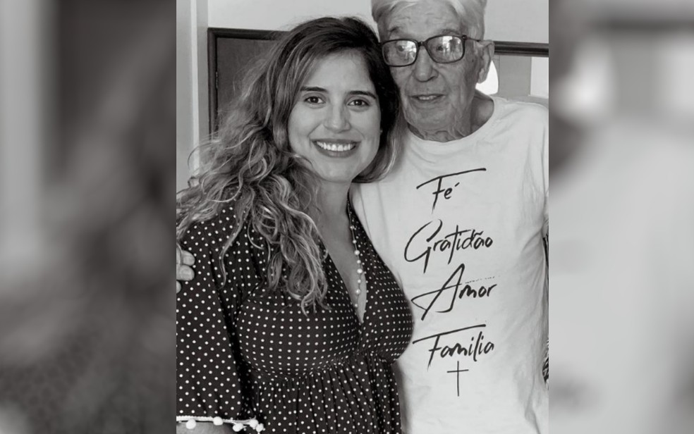 Camila Camargo com o avô Gerlado Godoi — Foto: Reprodução/Instagram