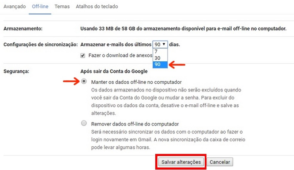 Como Usar O Gmail Offline Na Nova Versao Do E Mail E Mail Techtudo